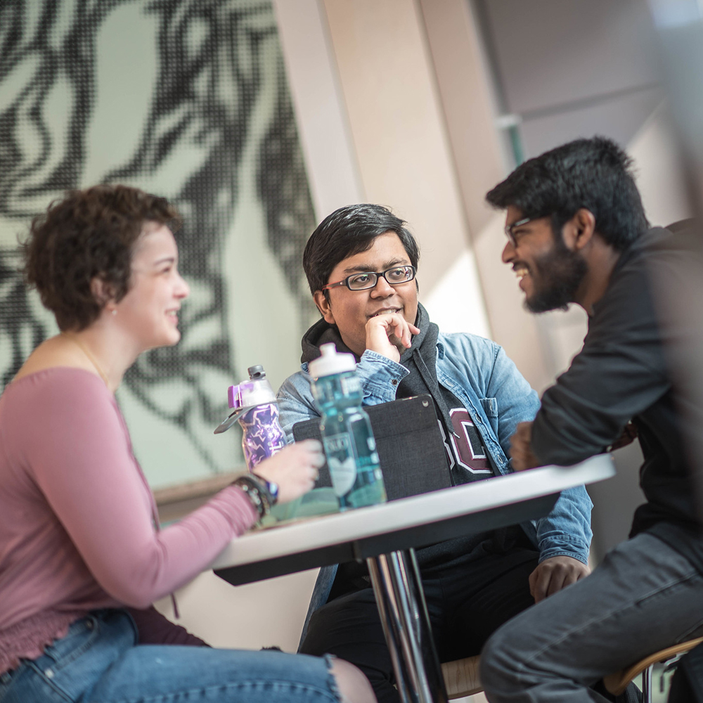 Students in discussion at UBCO