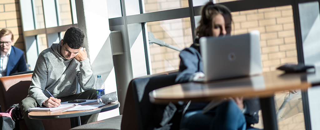 Students studying at UBCO